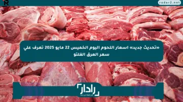 «تحديث جديد» أسعار اللحوم اليوم الخميس 22 مايو 2025 تعرف على سعر العرق الفلتو